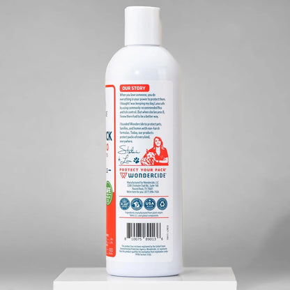 Wondercide Tick & Flea Shampoo for Dogs & Cats, Natural Essential Oils, 12 oz
