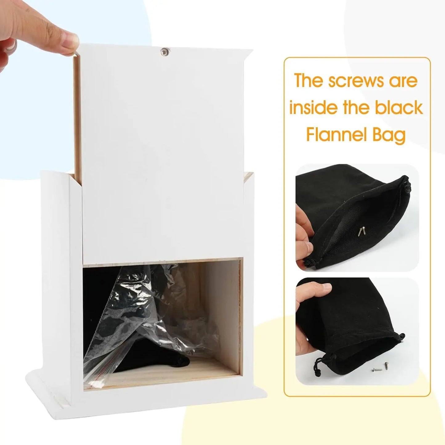 Wooden Pet Memorial Urn with Photo Frame Keepsake Box for Dogs & Cats