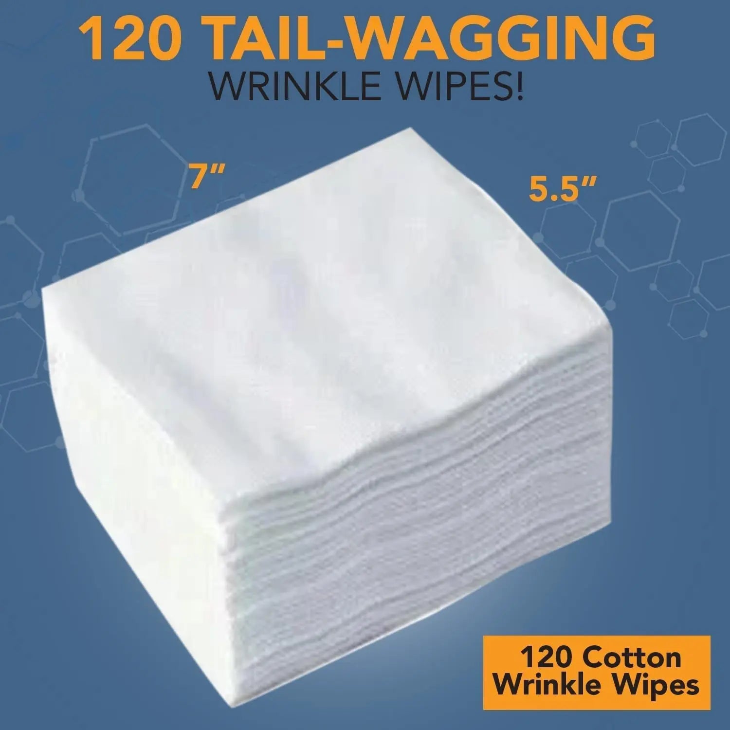 Wrinkle Wipes for Dogs XL 120 Count Bulldog Fold & Paw Cleaning