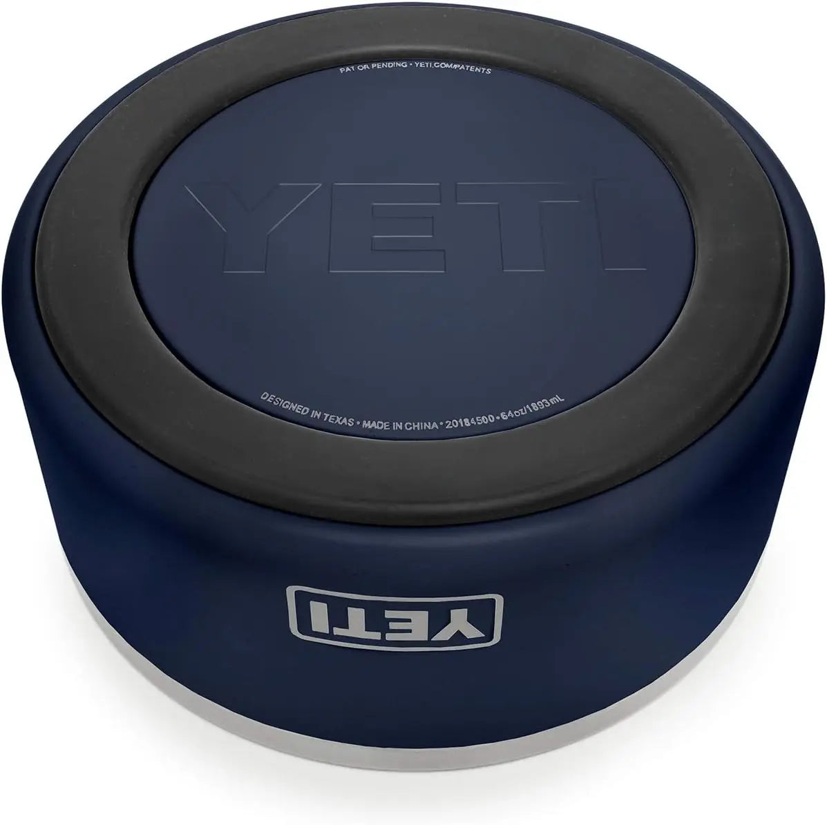 YETI 8, Stainless Steel, Non-Slip Dog Bowl, Holds 64 Ounces