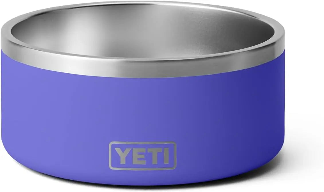 YETI 8, Stainless Steel, Non-Slip Dog Bowl, Holds 64 Ounces Ultramarine Violet