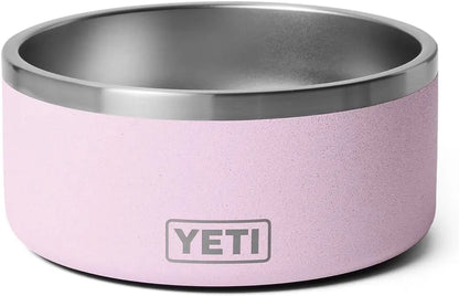 YETI 8, Stainless Steel, Non-Slip Dog Bowl, Holds 64 Ounces Cherry Blossom - Textured