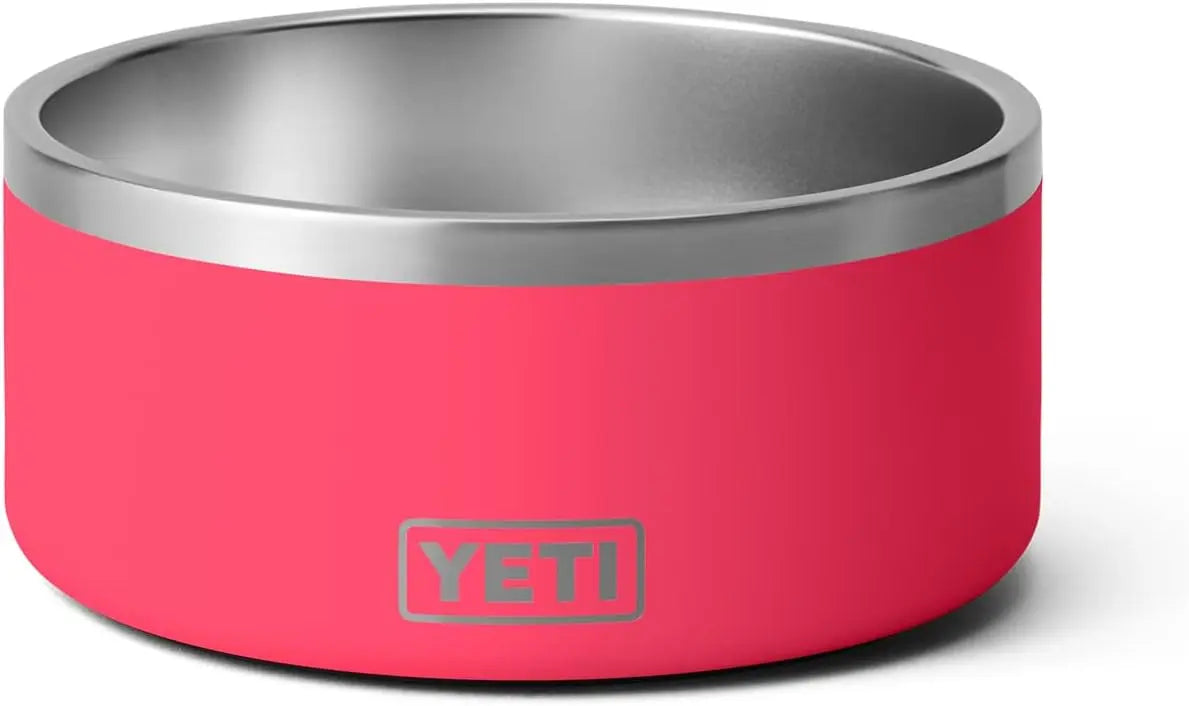 YETI 8, Stainless Steel, Non-Slip Dog Bowl, Holds 64 Ounces