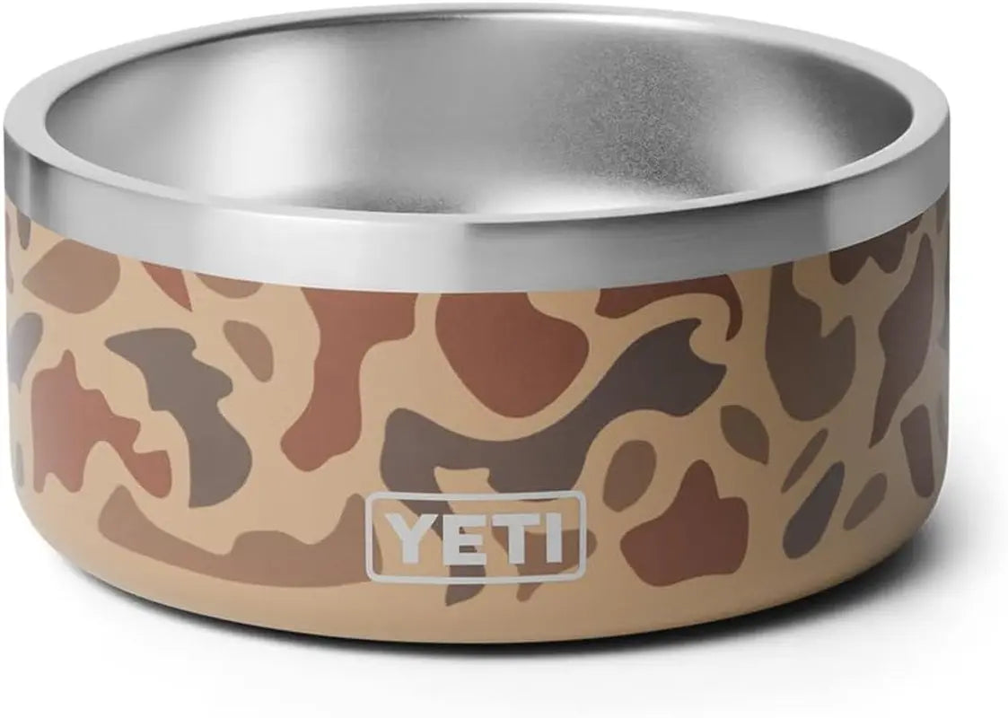 YETI Boomer 4 Dog Bowl | Stainless Steel, Non-Slip, 32 oz Wetlands Camo
