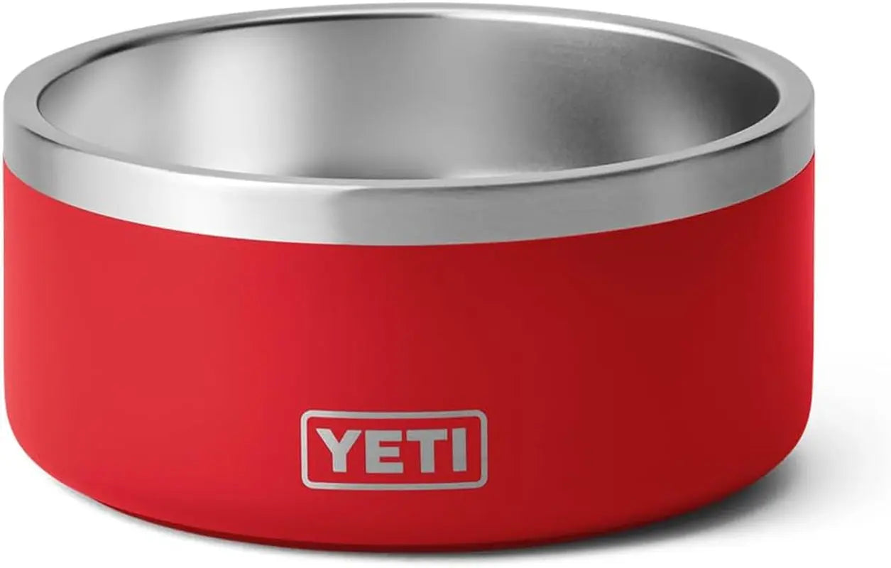 YETI Boomer 4 Dog Bowl | Stainless Steel, Non-Slip, 32 oz Rescue Red