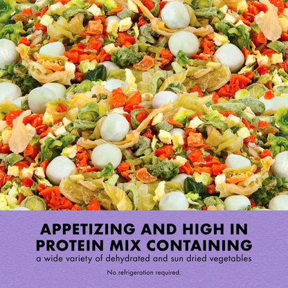 Zilla Reptile Munchies Vegetable Mix | Bearded Dragon Iguana Tortoise Food Treat