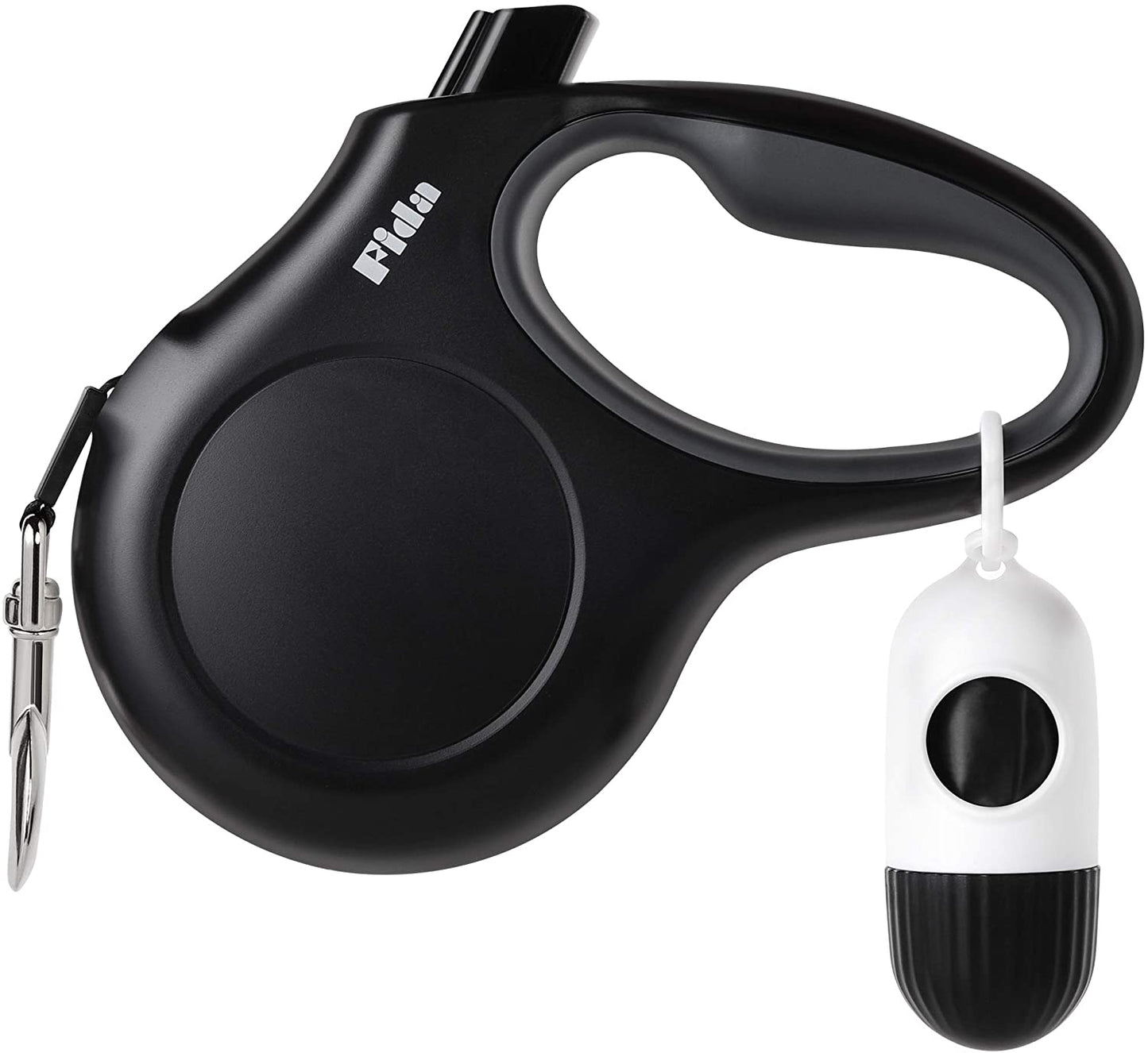 Retractable Dog Leash 16ft For Small Dogs Reflective Anti Slip Handle Bags Black