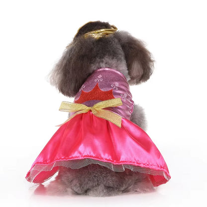 Halloween Pet Dress Costume | Superhero or Princess Outfit for Dogs & Cats 3