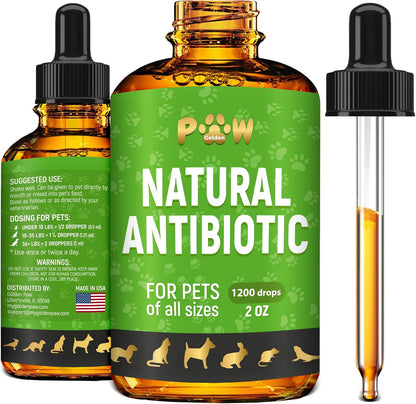 Natural Pet Immune Support Drops for Dogs & Cats, Skin, Coat & Digestion – 2 oz Default Title