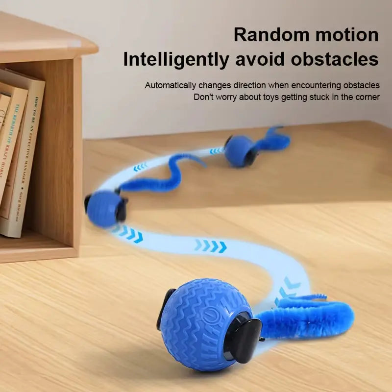 Smart Interactive Cat Toy Ball – Automatic Rolling Pet Toy for Active Indoor Cats