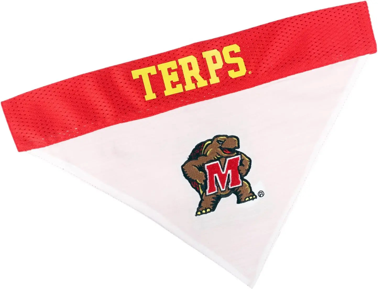 Official NCAA Collegiate Pet Bandana – Game Day Gear for Dogs & Cats Maryland Terrapins Small Medium