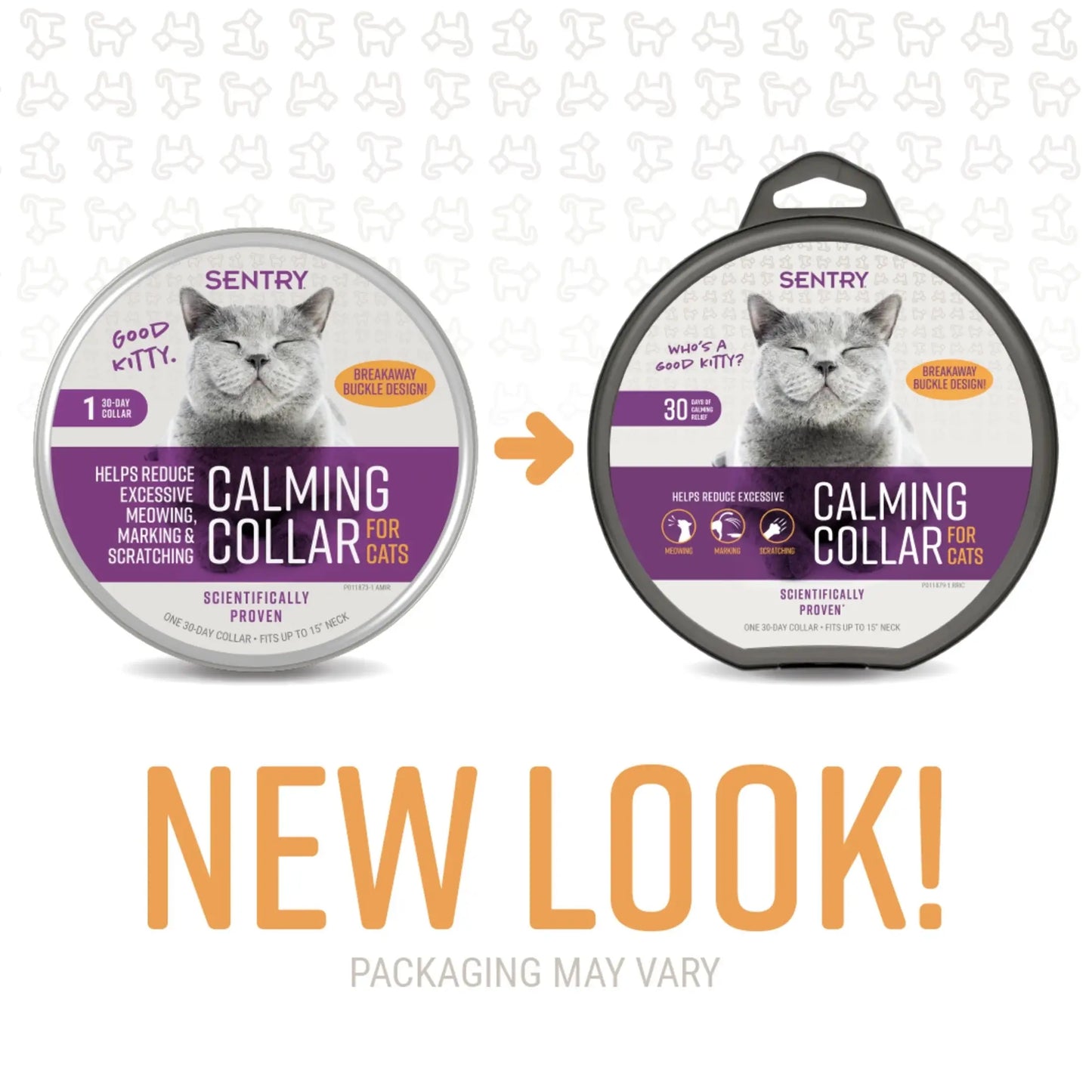 Kitten & Cat Calming Collar – 30 Day Relaxation for Anxiety, Travel & Loud Noise