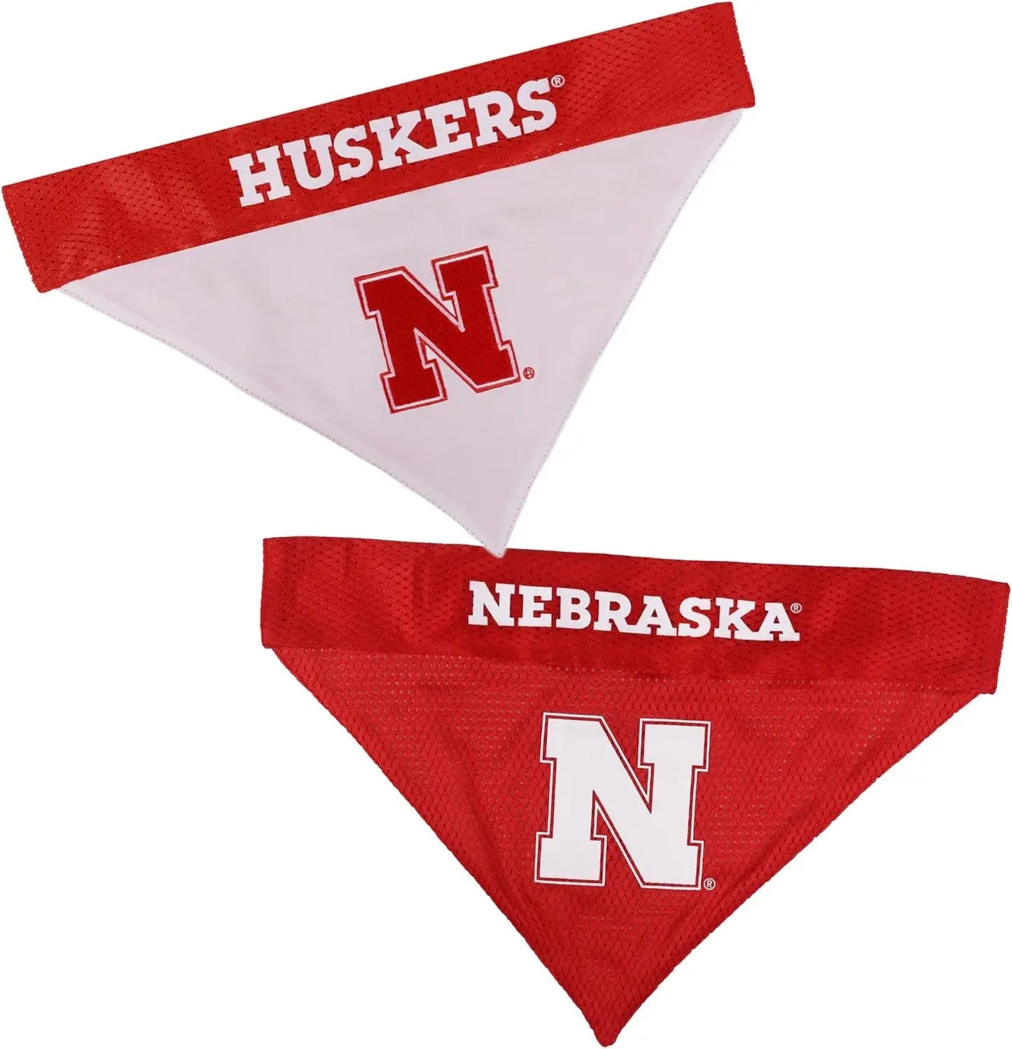 Official NCAA Collegiate Pet Bandana – Game Day Gear for Dogs & Cats Nebraska Cornhuskers Large X-Large