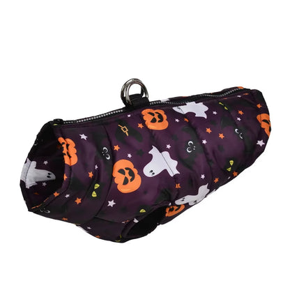Halloween Dog Jacket | Warm Winter Pet Costume for Small Dogs & Cats 01