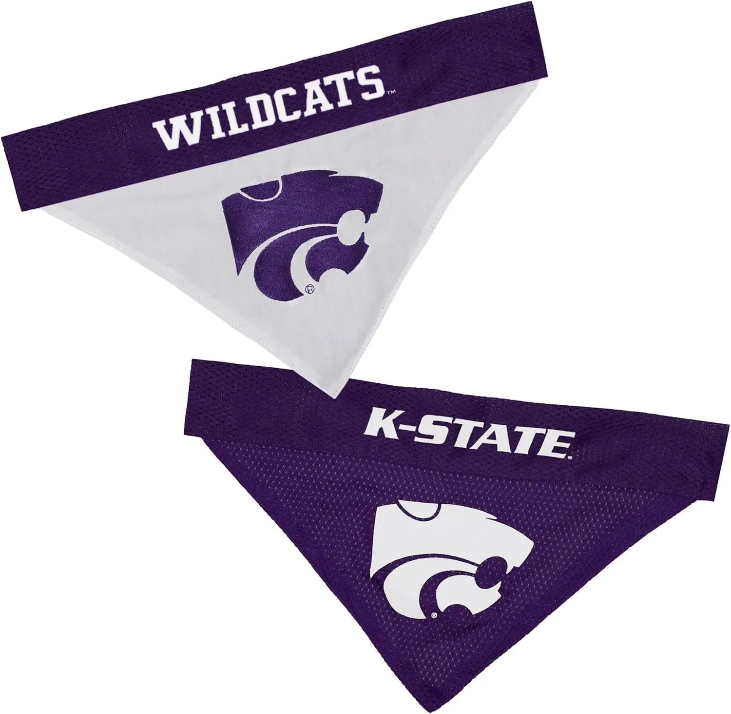 Official NCAA Collegiate Pet Bandana – Game Day Gear for Dogs & Cats Kansas State Wildcats