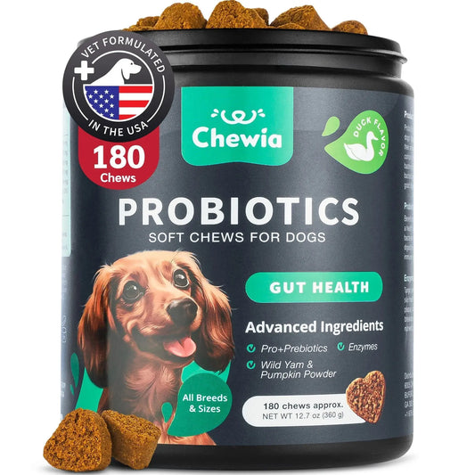 Dog Probiotics Chews with Digestive Enzymes – Gut Health, Immunity & Allergy Support Default Title