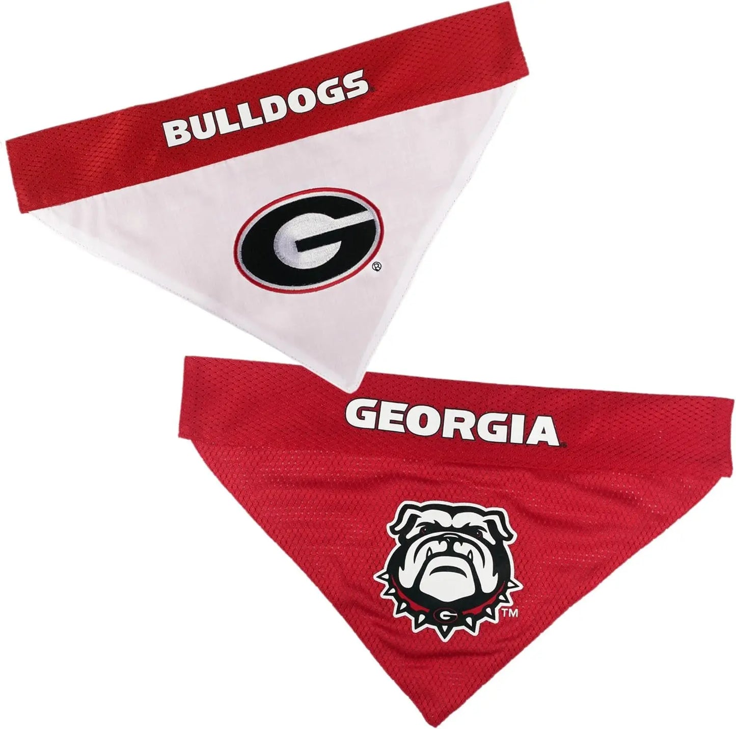 Official NCAA Collegiate Pet Bandana – Game Day Gear for Dogs & Cats Georgia Bulldogs Xx-Large