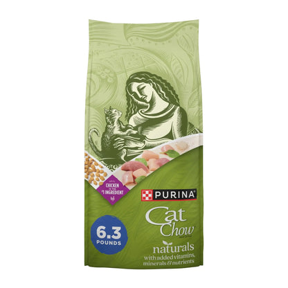 Purina Cat Chow Naturals Indoor Dry Cat Food Chicken & Turkey 6 lb Bag 6.3 Lbs 1
