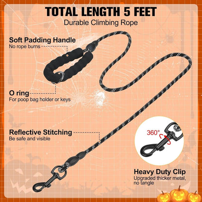 Step-In Dog Harness & Leash Set in Various Patterns – Reflective No Pull (XS- XL)