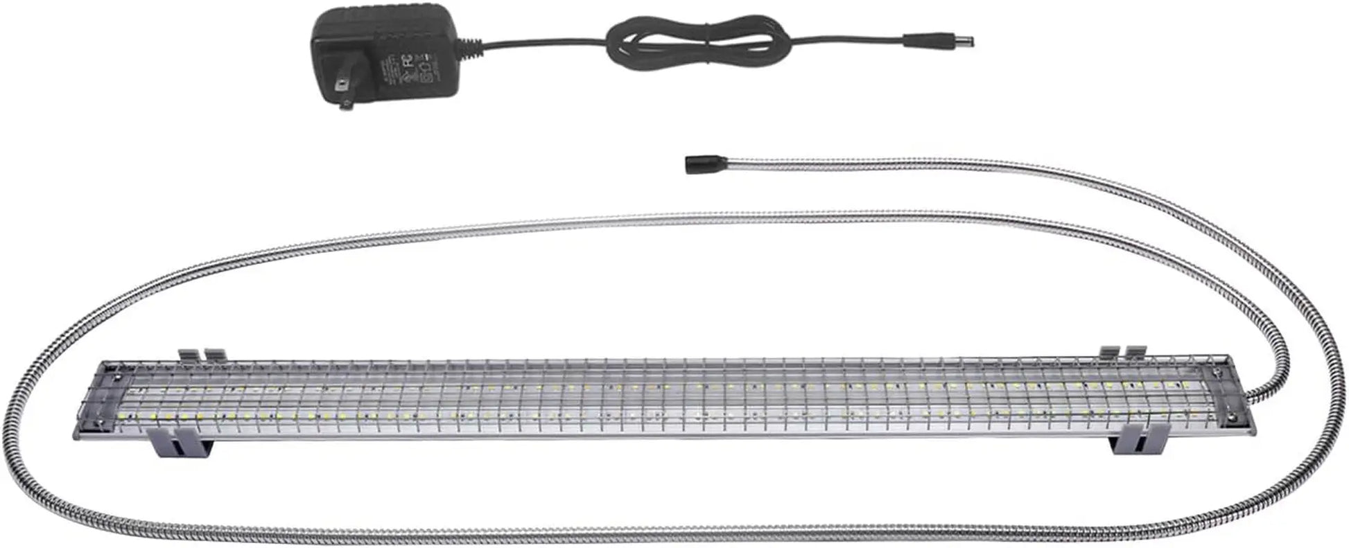 Happybird Lighting Bird Cage Light with Chew Guard - Full Spectrum LED Pet Light - Simulates Natural Environment - Safe for Hookbill Birds – Easy to Install - (18" Long) Hookbill Light 24"