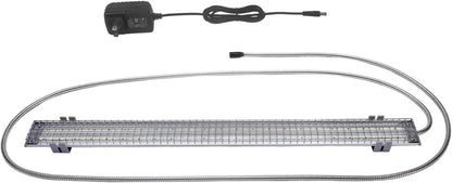Happybird Lighting Bird Cage Light with Chew Guard - Full Spectrum LED Pet Light - Simulates Natural Environment - Safe for Hookbill Birds – Easy to Install - (18" Long) Hookbill Light 24"