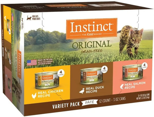 Natural Rabbit Recipe Canned Cat Food, Grain-Free 5.5oz (Case of 12 or 24) Variety 3 Ounce (Pack Of 12)