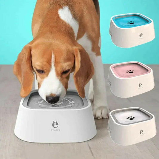 Non-Spill Dog Water Bowl with Floating Lid – Large Capacity, Anti-Skid, Keeps Pet’s Face & Floor Dry