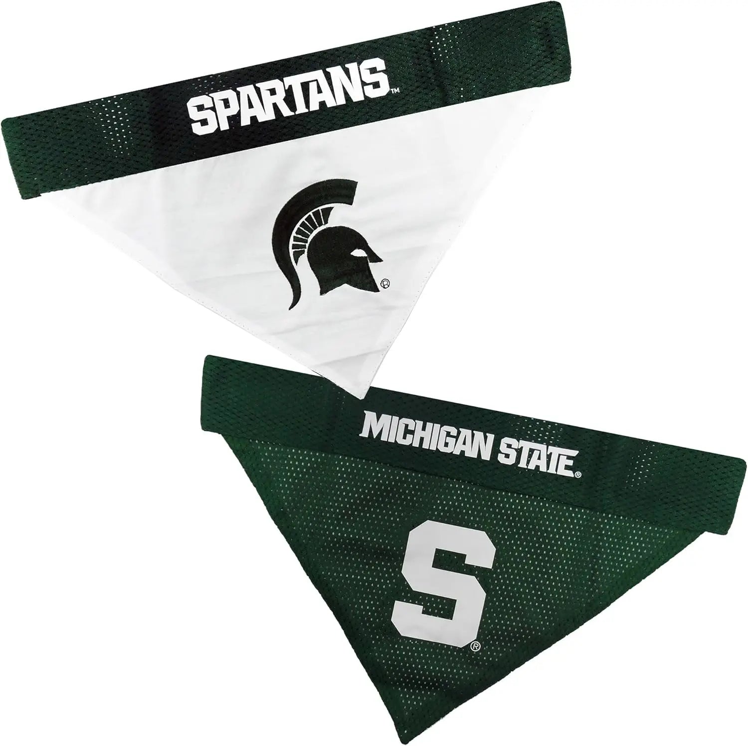 Official NCAA Collegiate Pet Bandana – Game Day Gear for Dogs & Cats Michigan State Spartans Large Xl