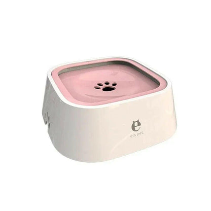 Non-Spill Dog Water Bowl with Floating Lid – Large Capacity, Anti-Skid, Keeps Pet’s Face & Floor Dry