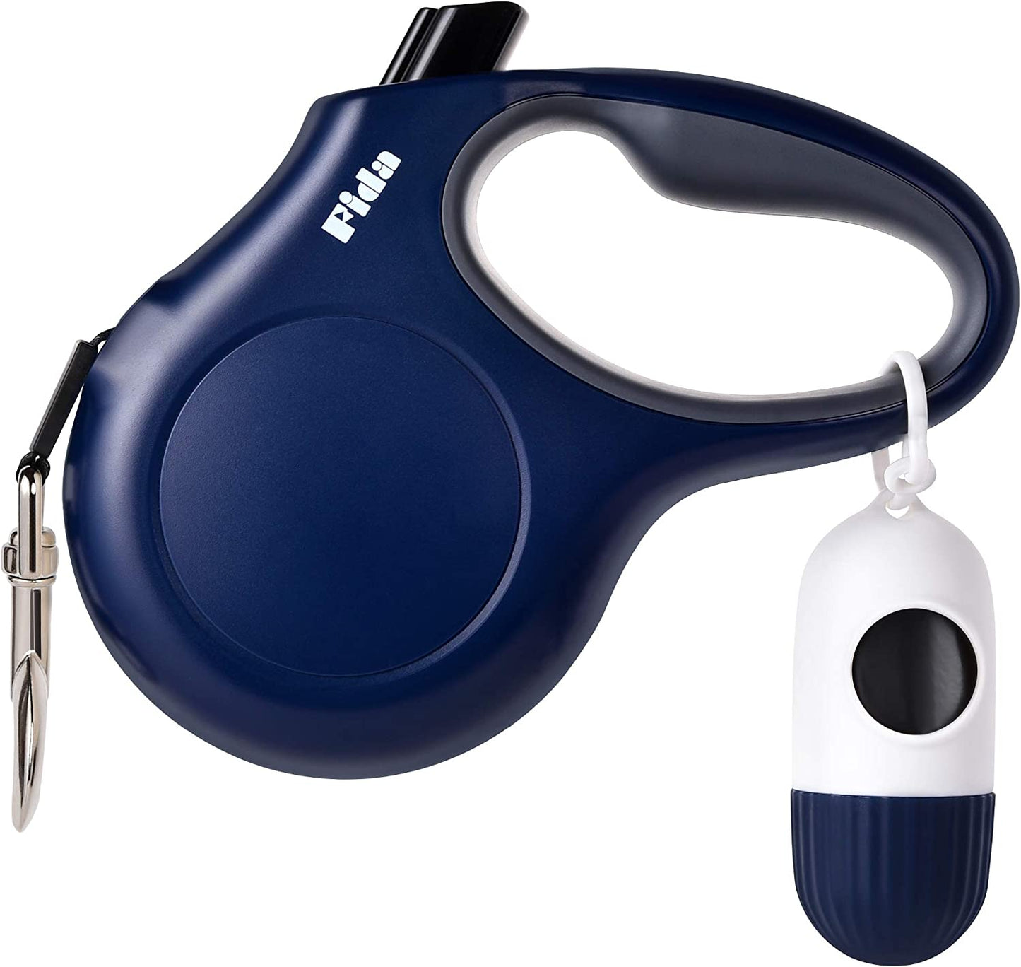 Retractable Dog Leash 16ft For Small Dogs Reflective Anti Slip Handle Bags Navy Blue